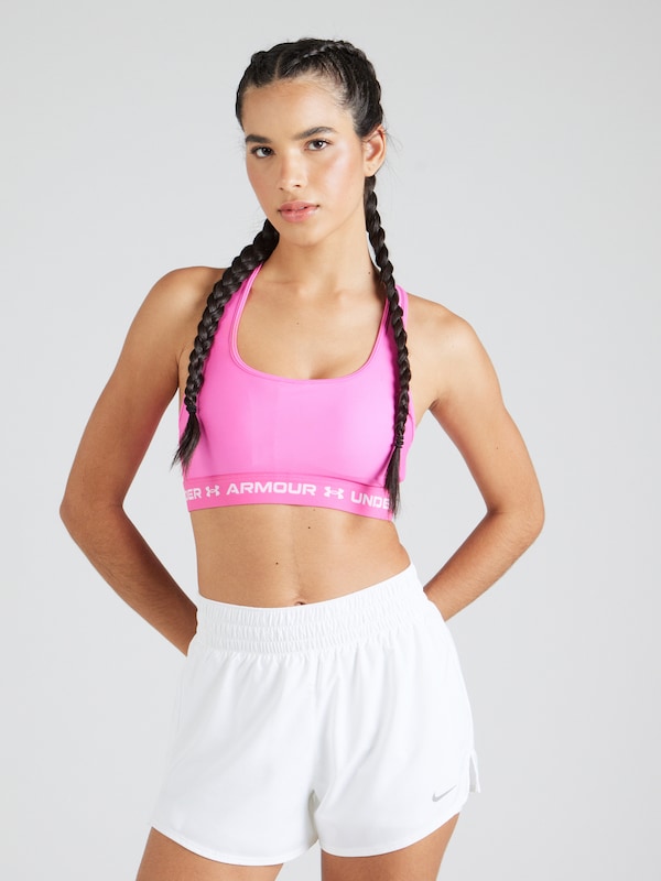 UNDER ARMOUR Bustino Reggiseno Sportivo In Rosa Chiaro