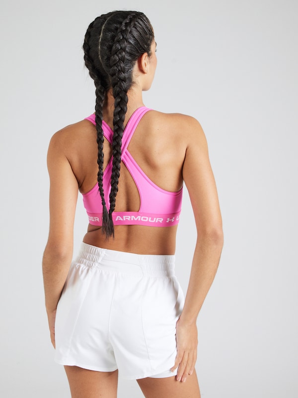 UNDER ARMOUR Bustino Reggiseno Sportivo In Rosa Chiaro
