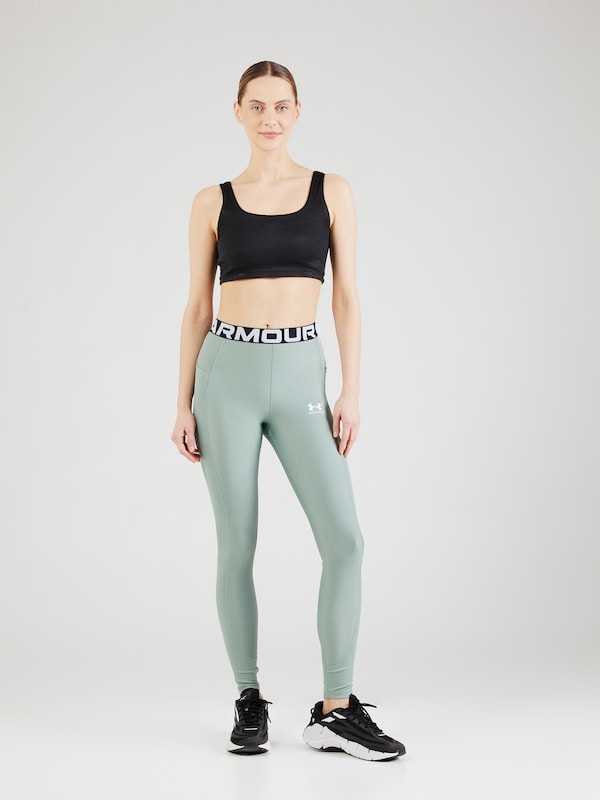 UNDER ARMOUR Skinny Pantaloni Sportivi In Verde Pastello