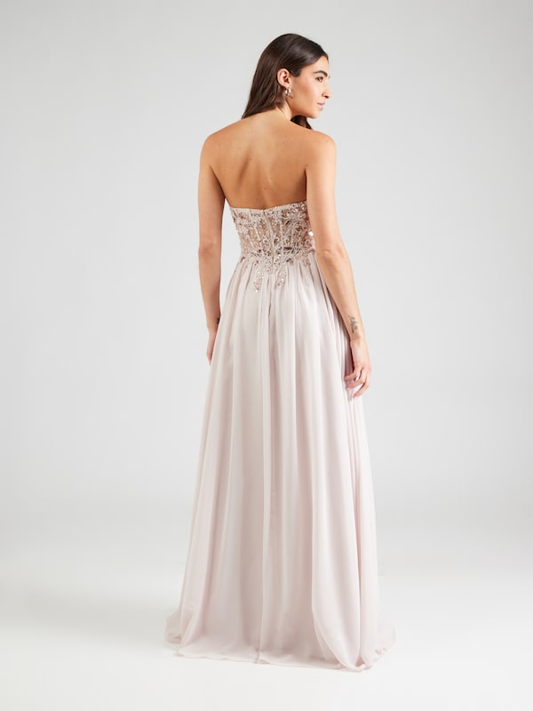 Unique Abito Da Sera In Beige