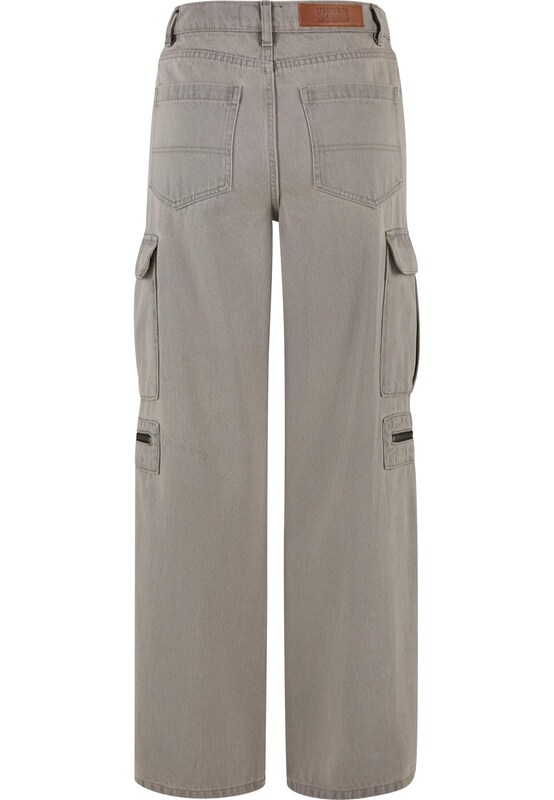 Urban Classics Loosefit Jeans Cargo In Grigio