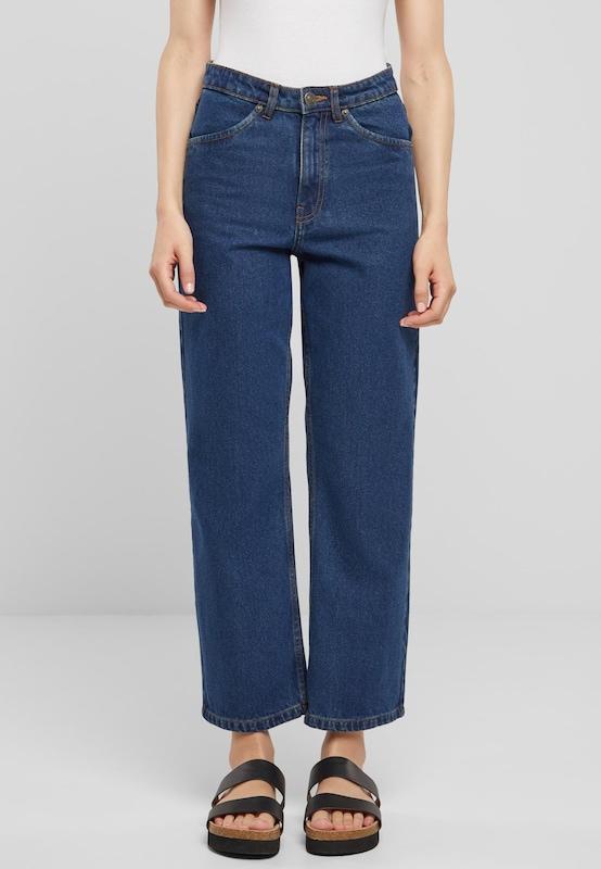 Urban Classics Loosefit Jeans In Blu Denim