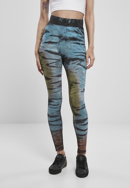 Urban Classics Skinny Leggings In Blu Cielo