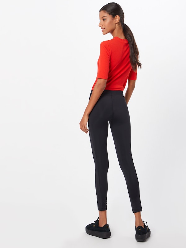 Urban Classics Skinny Leggings In Nero