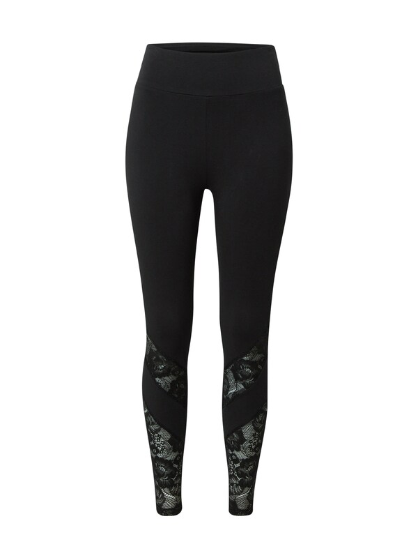Urban Classics Skinny Leggings in Nero