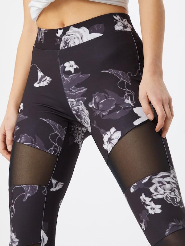Urban Classics Skinny Leggings In Nero