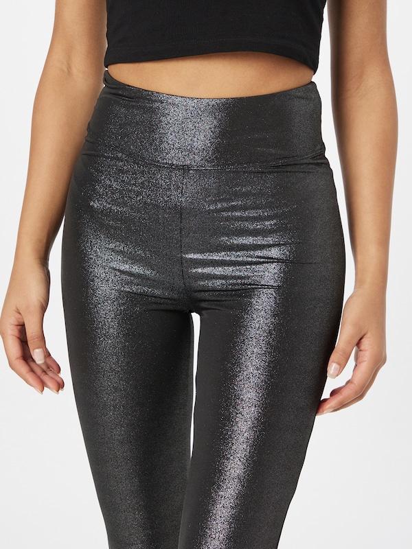 Urban Classics Skinny Leggings In Nero