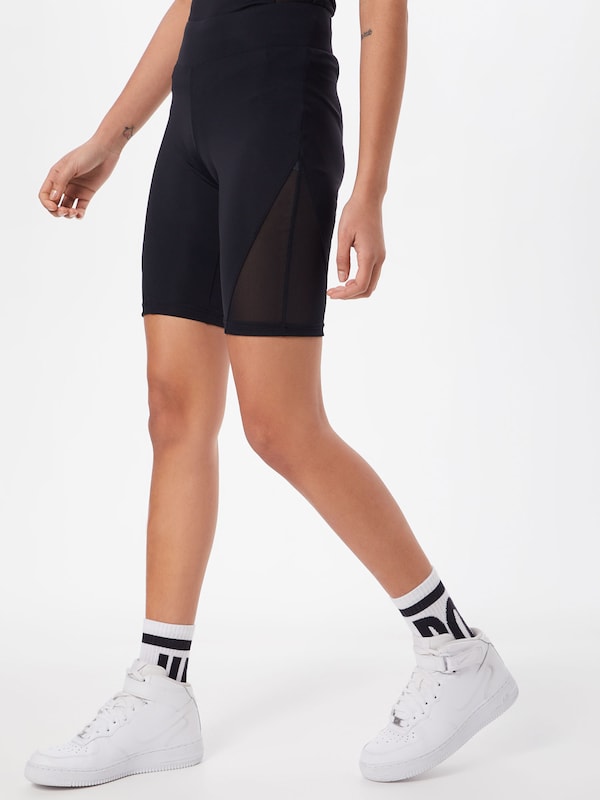 Urban Classics Skinny Leggings In Nero
