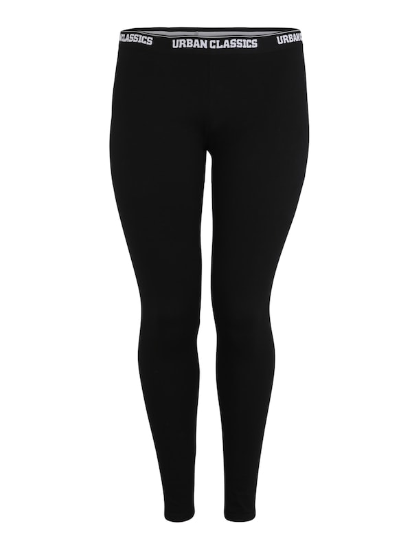 Urban Classics Skinny Leggings in Nero