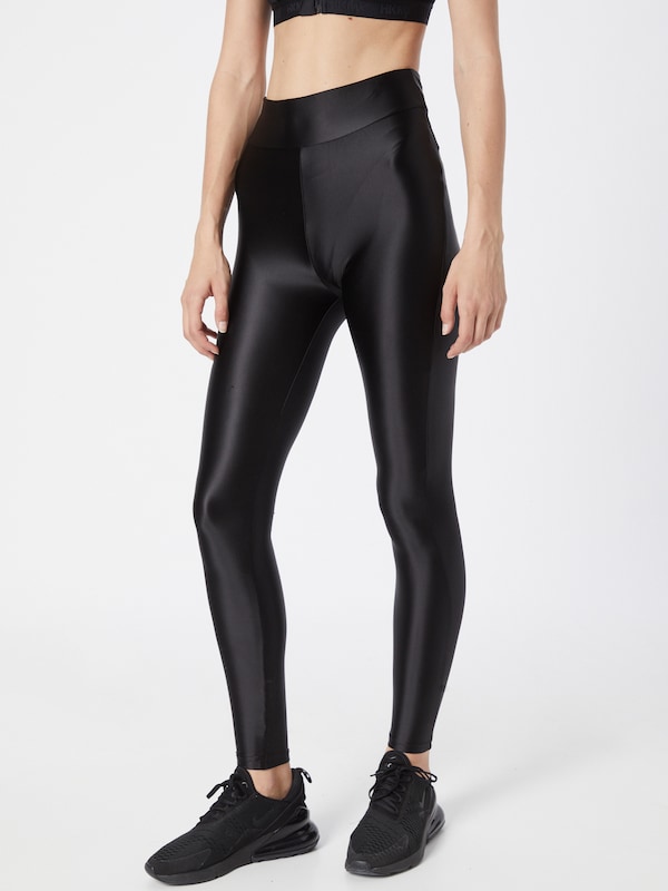 Urban Classics Skinny Leggings In Nero