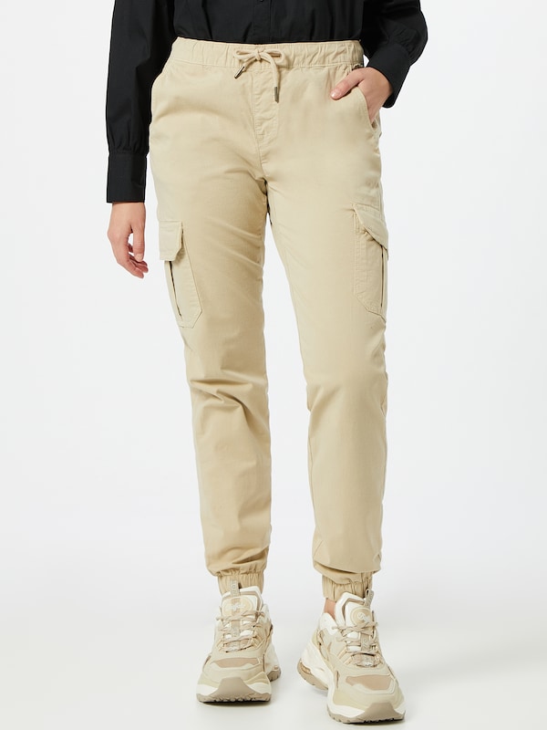 Urban Classics Tapered Pantaloni Cargo In Beige