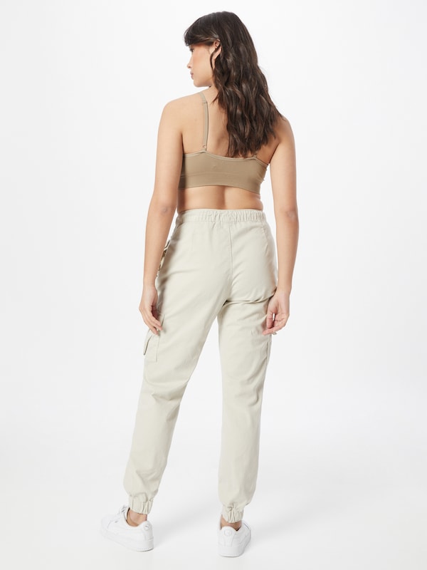 Urban Classics Tapered Pantaloni Cargo In Beige