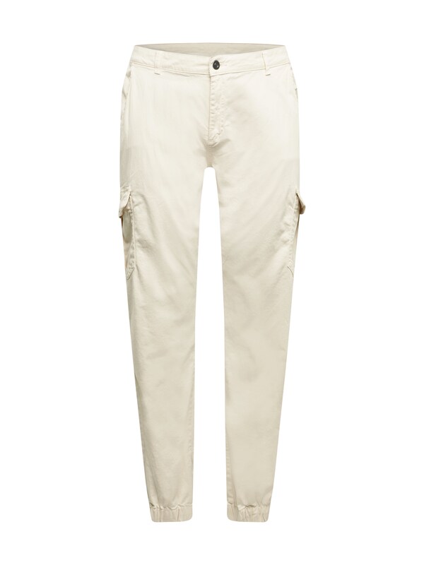Urban Classics Tapered Pantaloni cargo in Bianco