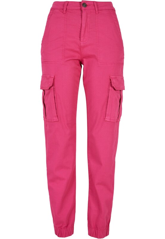 Urban Classics Tapered Pantaloni Cargo In Fucsia