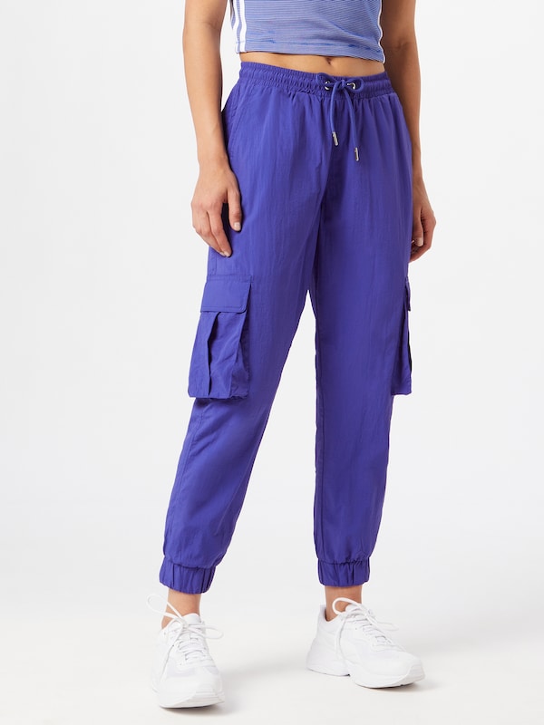 Urban Classics Tapered Pantaloni Cargo In Lilla Scuro