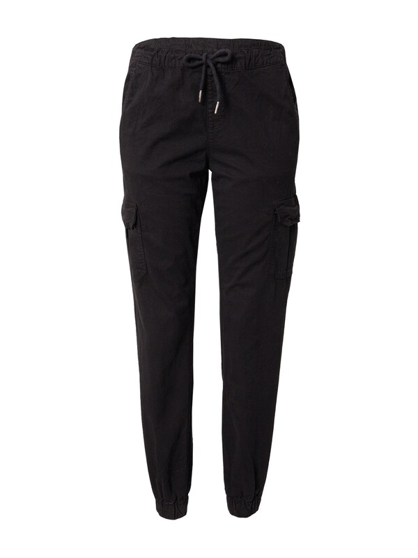 Urban Classics Tapered Pantaloni cargo in Nero