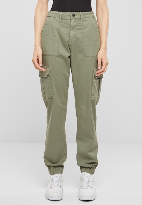 Urban Classics Tapered Pantaloni Cargo In Oliva