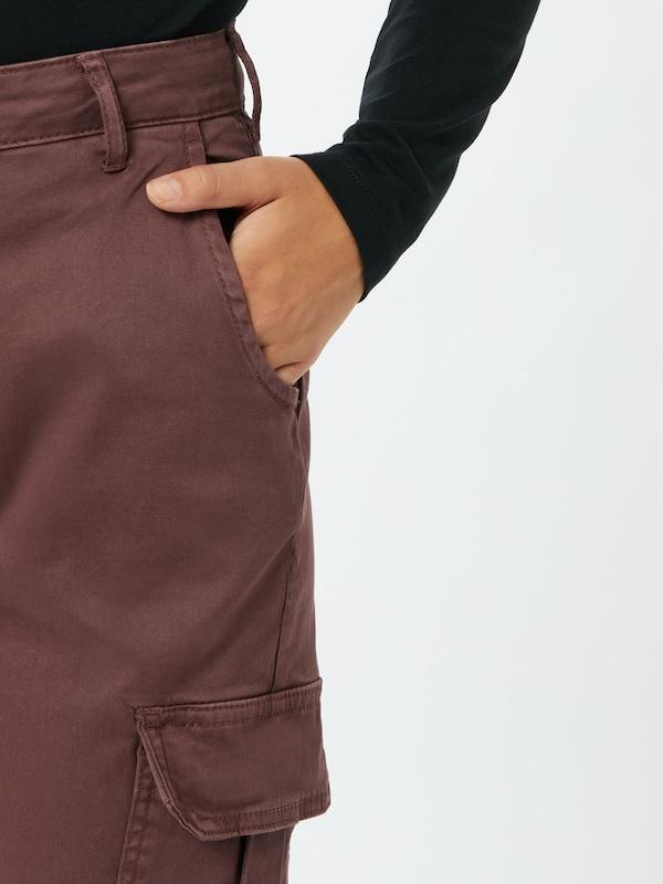 Urban Classics Tapered Pantaloni Cargo In Rosso Ciliegia