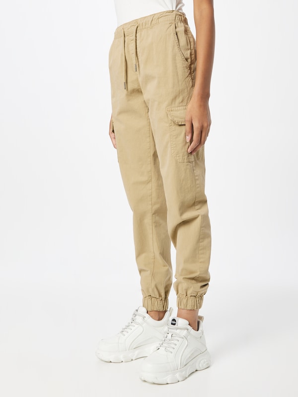 Urban Classics Tapered Pantaloni Cargo In Sabbia