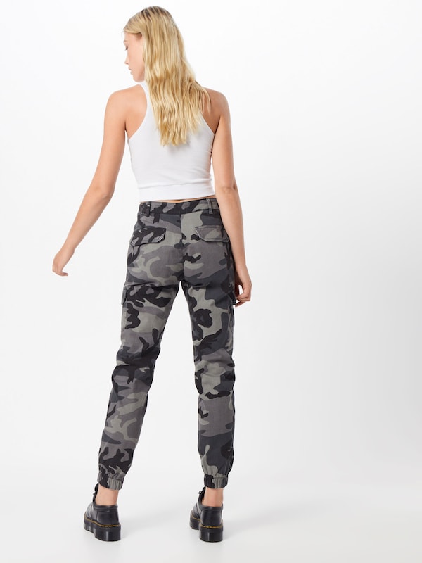 Urban Classics Tapered Pantaloni Cargo In Talpa Grigio Scuro