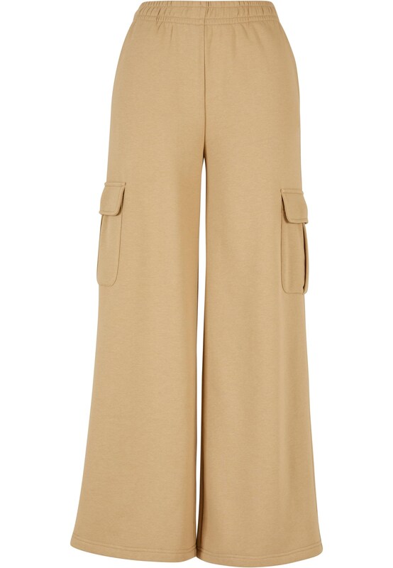 Urban Classics Wide leg Pantaloni cargo in Beige
