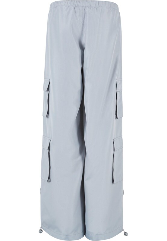 Urban Classics Wide Leg Pantaloni Cargo In Grigio Argento