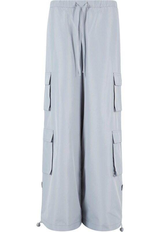 Urban Classics Wide leg Pantaloni cargo in Grigio Argento