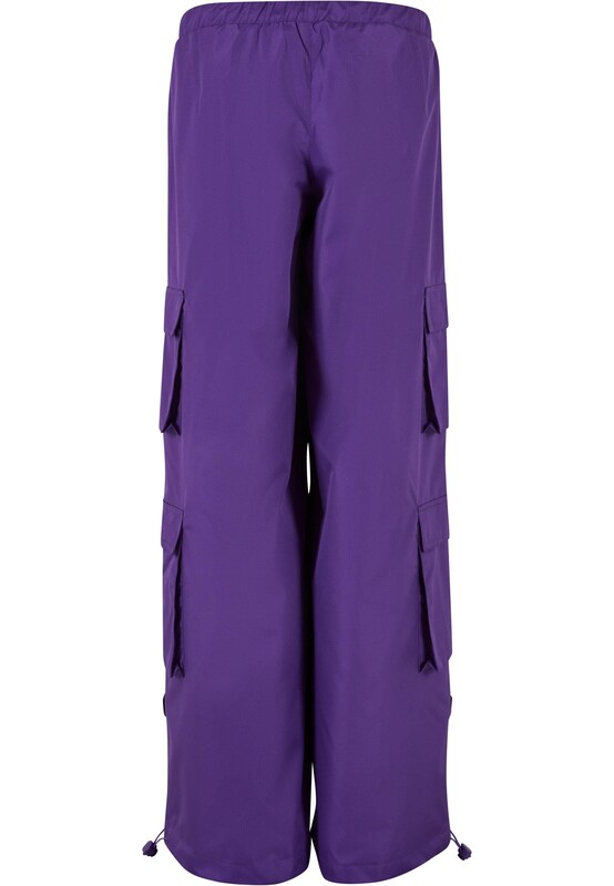 Urban Classics Wide Leg Pantaloni Cargo In Lilla