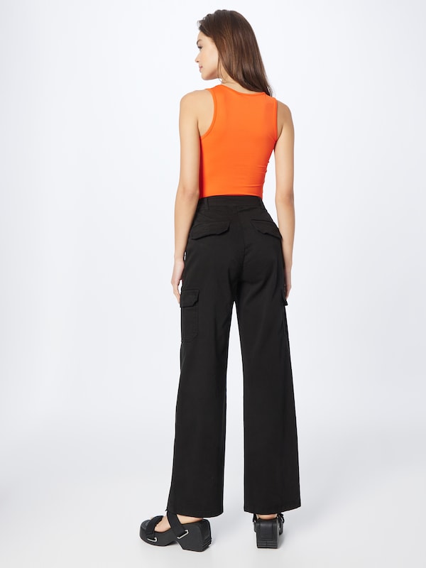Urban Classics Wide Leg Pantaloni Cargo In Nero