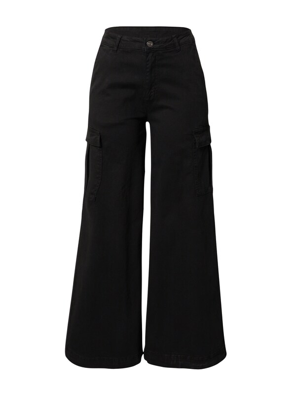 Urban Classics Wide Leg Pantaloni Cargo In Nero