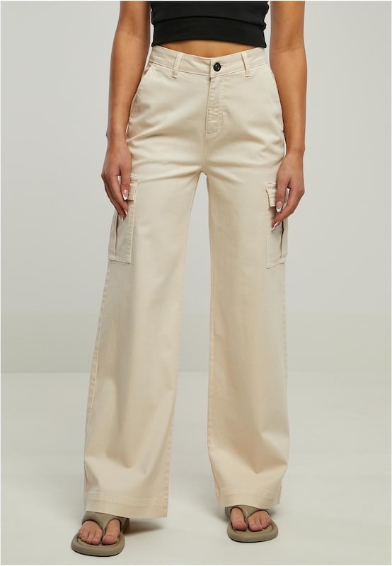 Urban Classics Wide Leg Pantaloni Cargo In Sabbia
