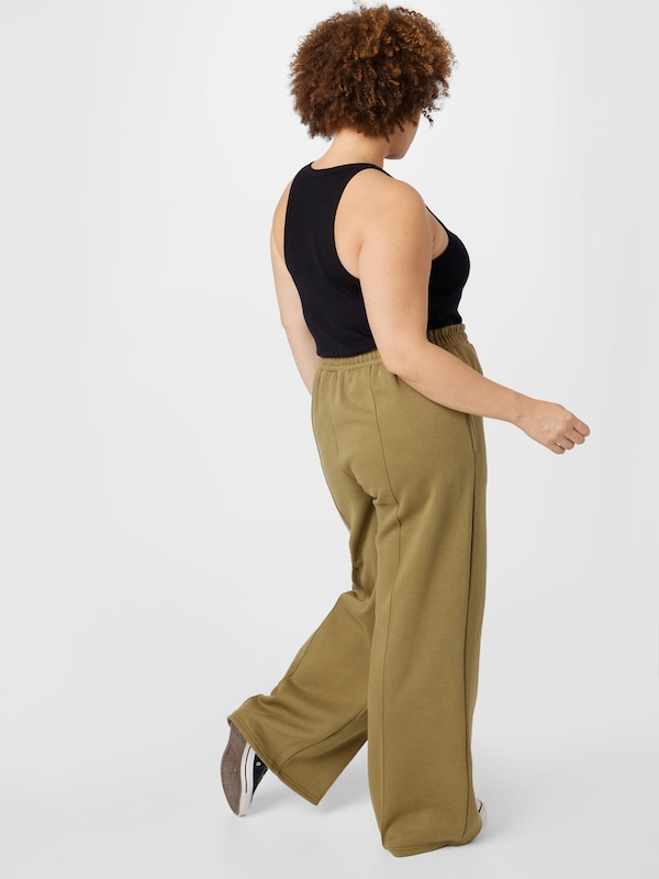 Urban Classics Wide Leg Pantaloni In Cachi
