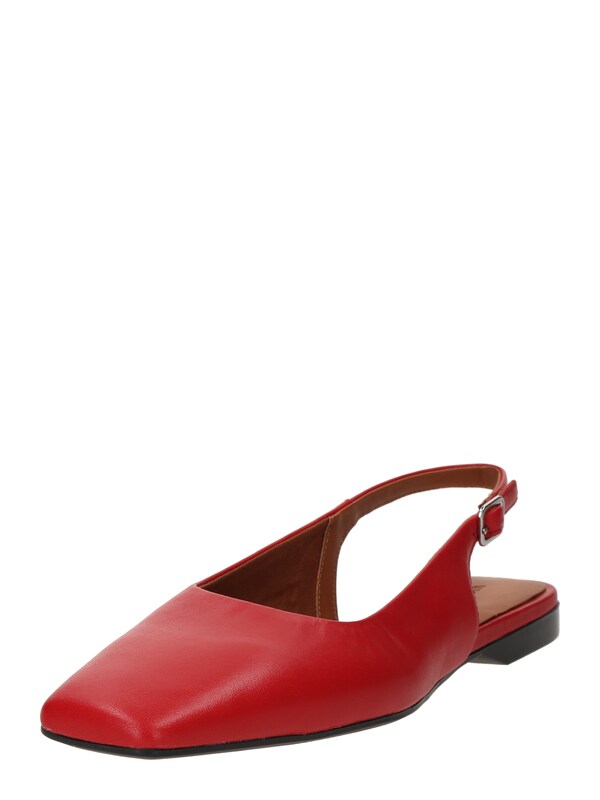 VAGABOND SHOEMAKERS Ballerina con cinturino 'DELIA' in Rosso Fuoco