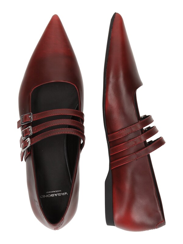 VAGABOND SHOEMAKERS Ballerina Con Cinturino 'HERMINE' In Ruggine