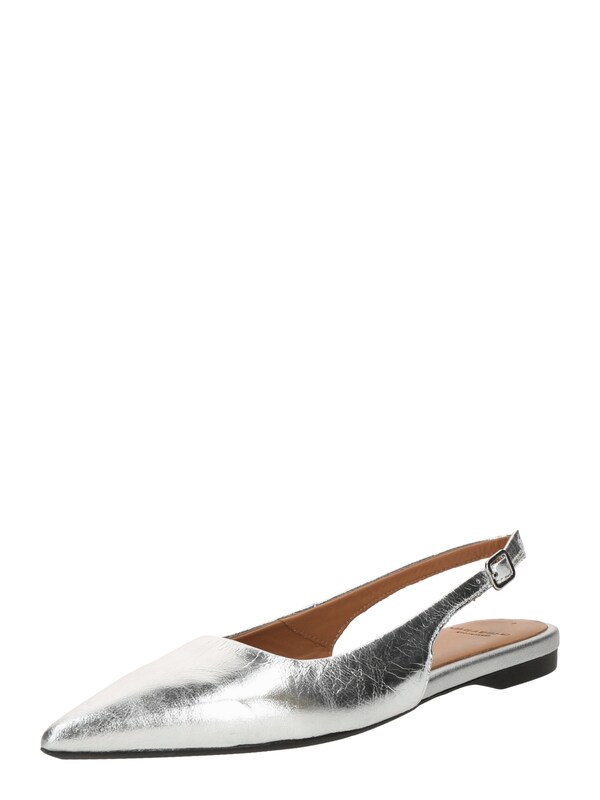 VAGABOND SHOEMAKERS Ballerina con cinturino 'HERMINE' in Argento