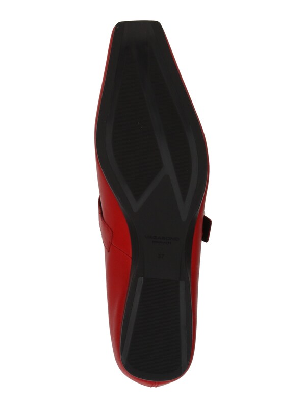 VAGABOND SHOEMAKERS Ballerina Con Cinturino 'WIOLETTA' In Rosso Acceso
