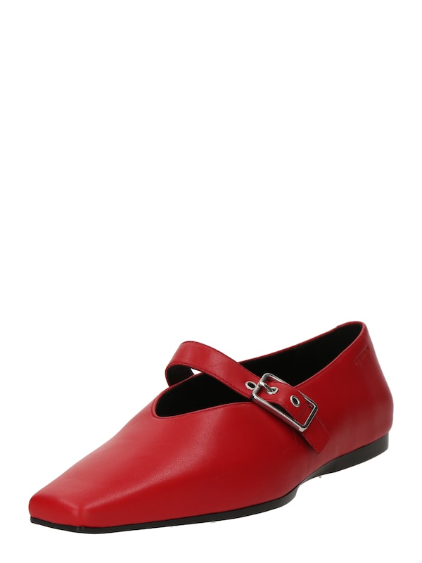 VAGABOND SHOEMAKERS Ballerina con cinturino 'WIOLETTA' in Rosso Acceso