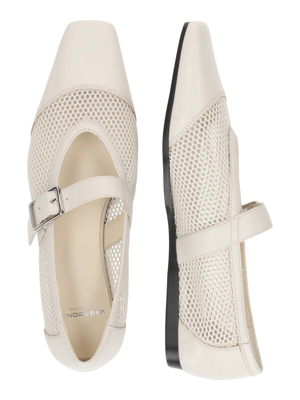 VAGABOND SHOEMAKERS Ballerina Con Cinturino 'WIOLETTA' In Offwhite