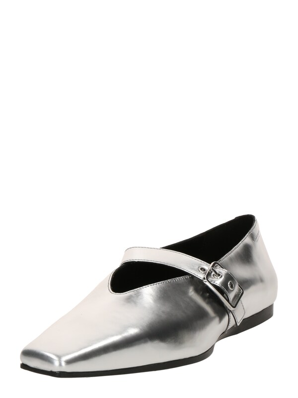 VAGABOND SHOEMAKERS Ballerina con cinturino 'WIOLETTA' in Argento