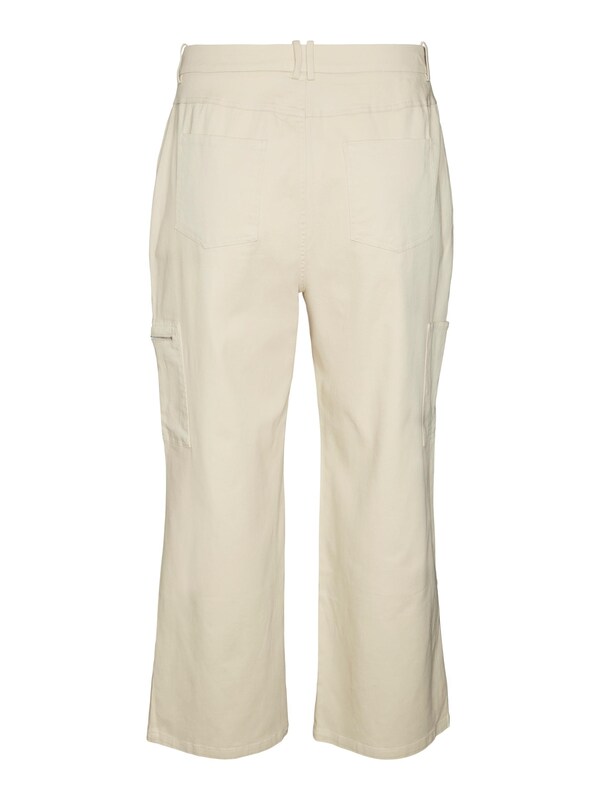 VERO MODA Bootcut Pantaloni Cargo 'Joann' In Beige Chiaro