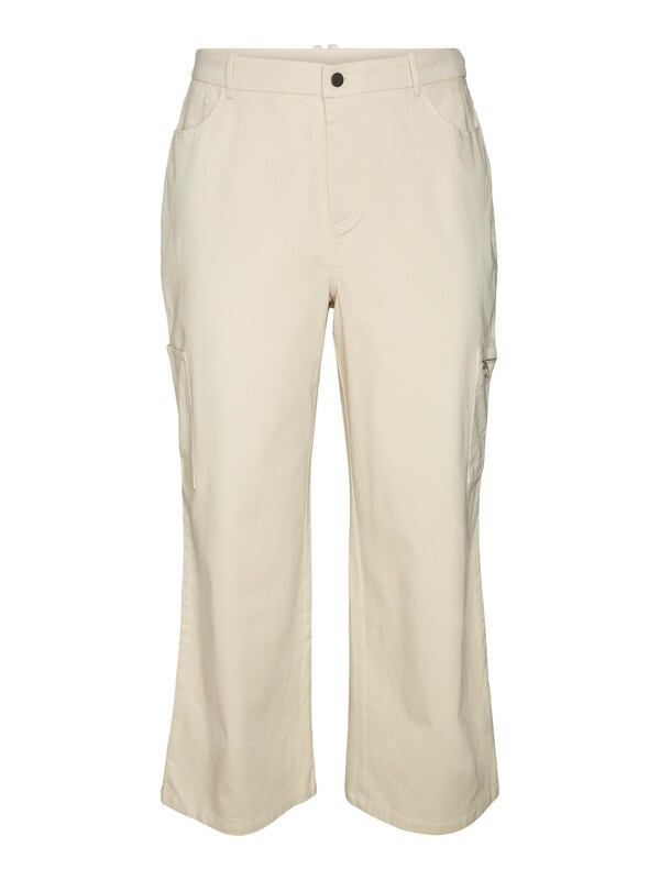 VERO MODA Bootcut Pantaloni Cargo 'Joann' In Beige Chiaro