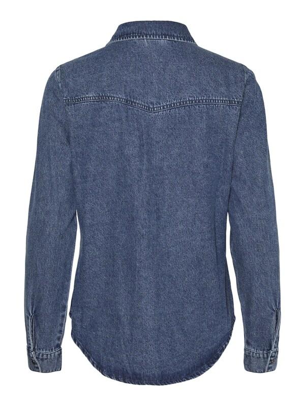 VERO MODA Camicia Da Donna 'VMJennie' In Blu Denim
