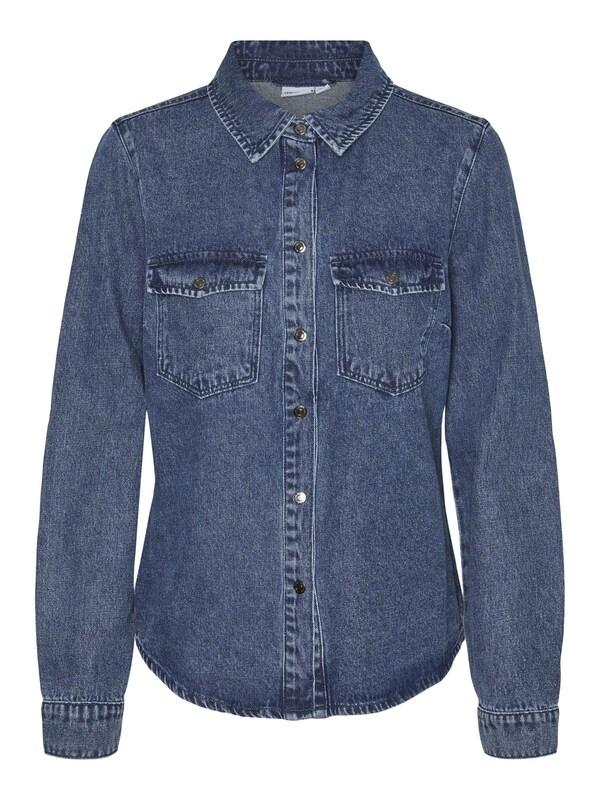 VERO MODA Camicia da donna 'VMJennie' in Blu Denim