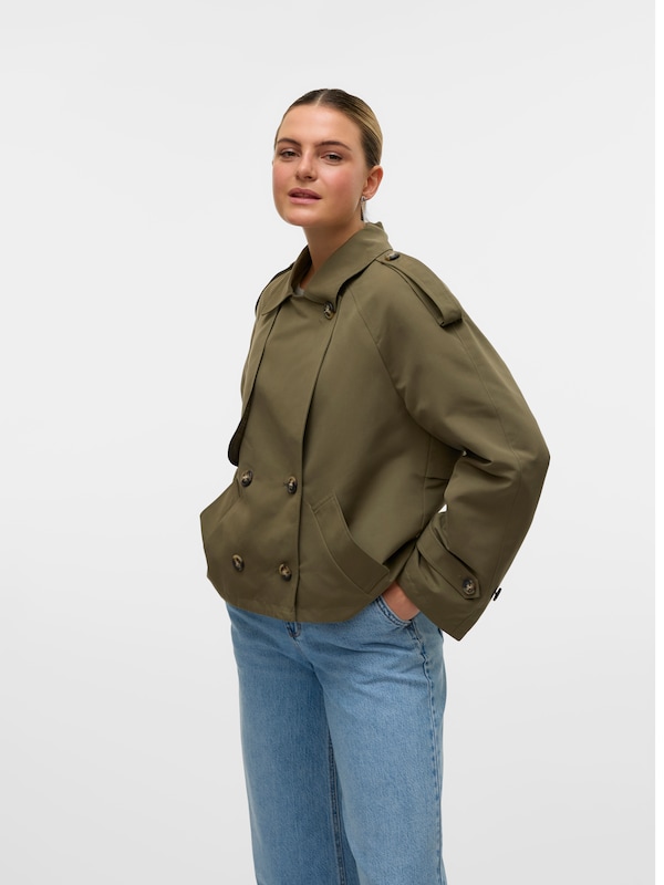 VERO MODA Cappotto Di Mezza Stagione 'VMChloe' In Oliva