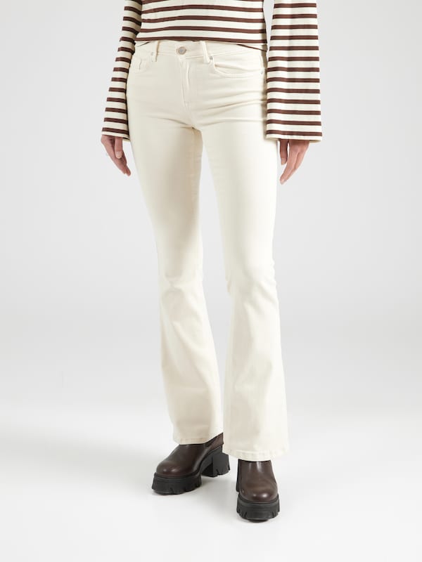 VERO MODA Flared Jeans 'VMFlash' In Crema