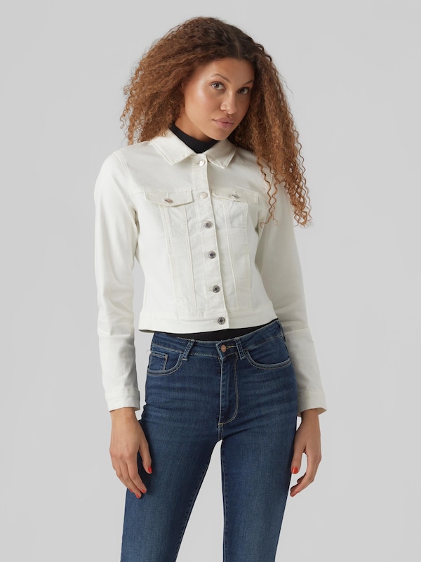 VERO MODA Giacca Di Mezza Stagione 'Luna' In Bianco Denim