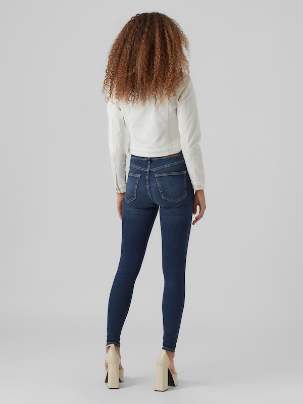 VERO MODA Giacca Di Mezza Stagione 'Luna' In Bianco Denim