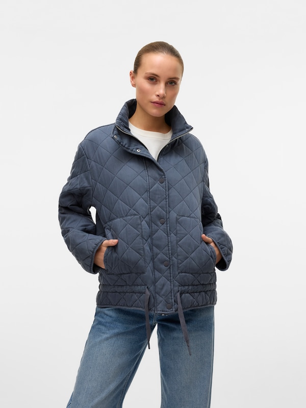 VERO MODA Giacca Di Mezza Stagione 'VMLAGUNA' In Grigio Scuro