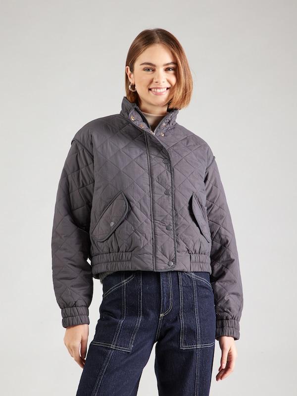 VERO MODA Giacca Di Mezza Stagione 'VMVILMA' In Grigio Basalto