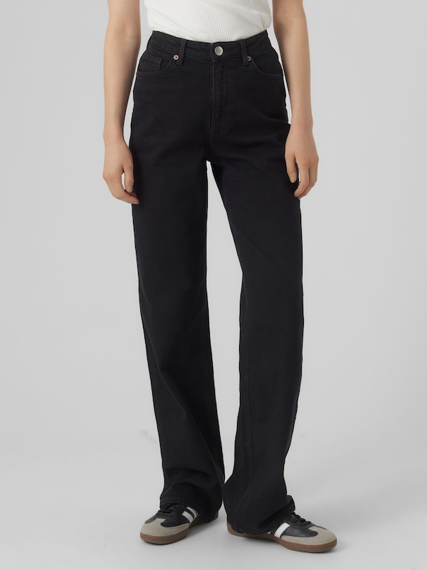 VERO MODA Loosefit Jeans 'Vmtessa' In Nero